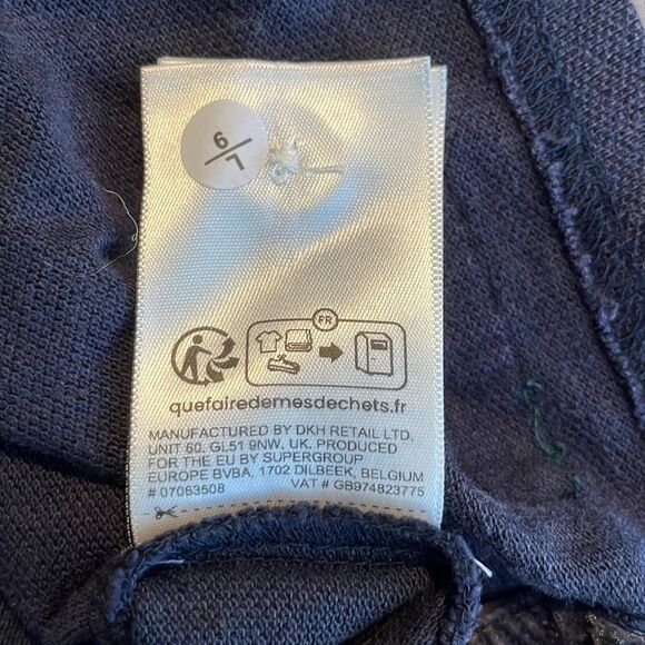 Superdry Vintage Athletic Polo Shirt Eclipse Navy Blue XL - Picture 14 of 14